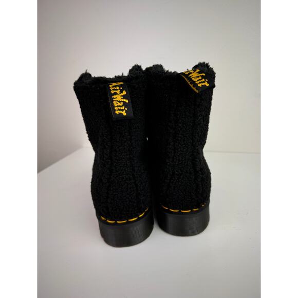 Dr. Martens 1460 Pascal Women's Boots US 8 Black Faux Shearling Ankle Boot NEW - Picture 5 of 7
